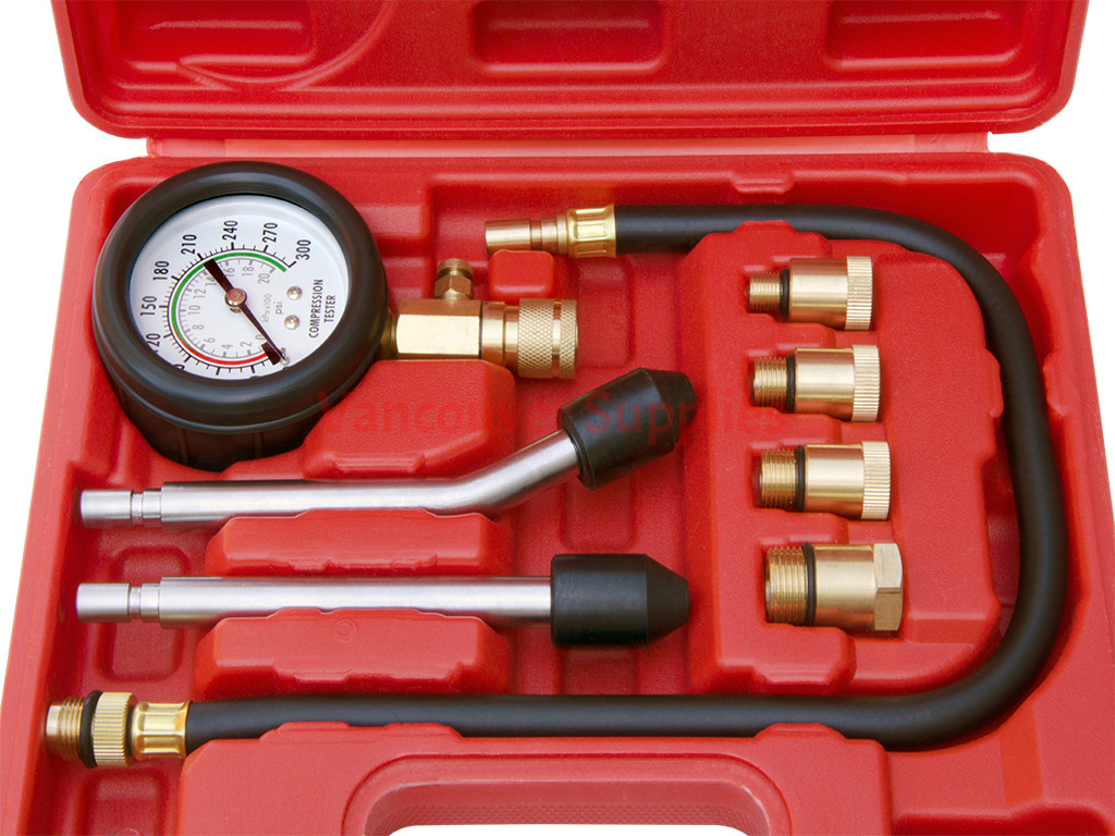 Engine pressure shop test kit